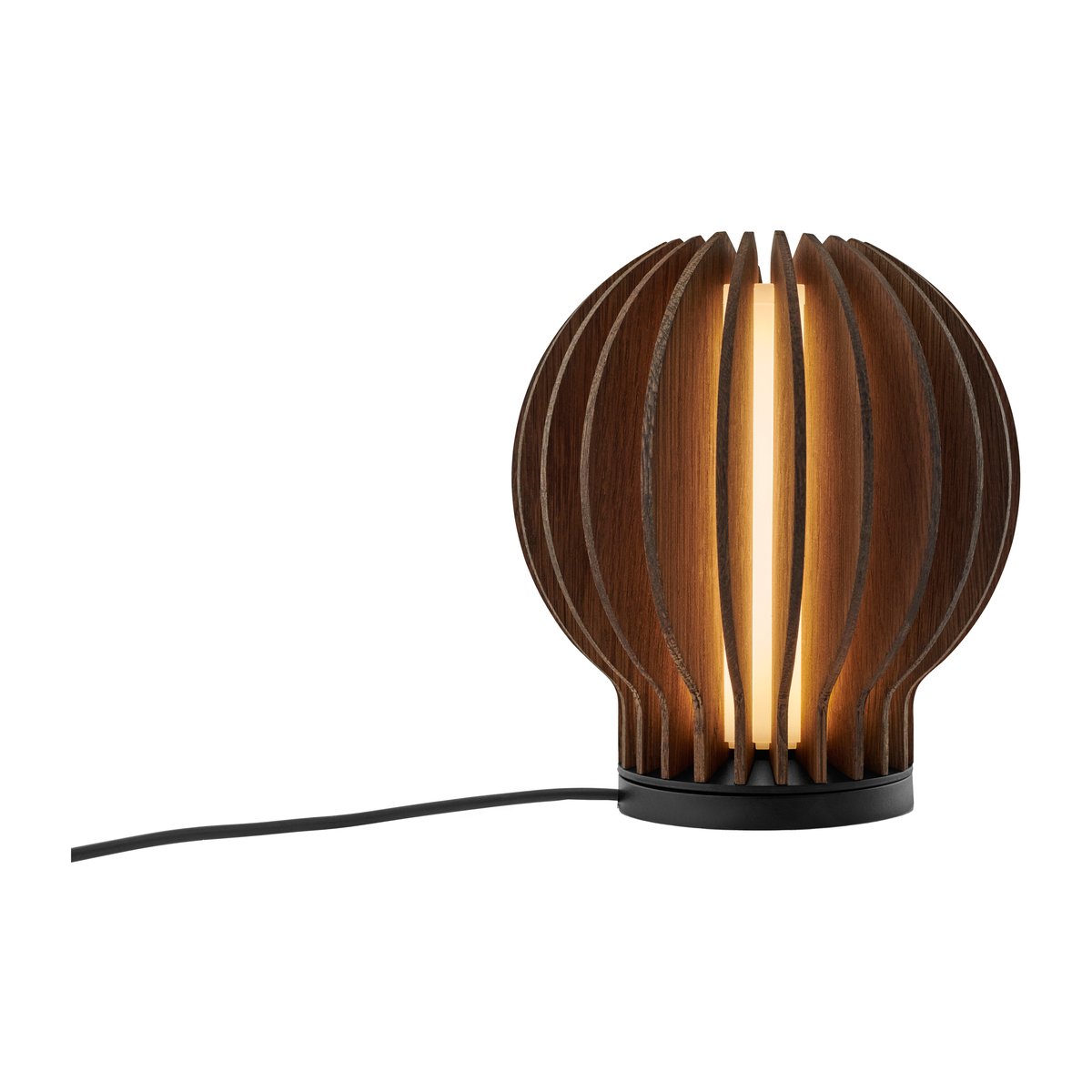 Eva Solo Eva Solo Radiant LED aufladbare Leuchte rund Smoked oak