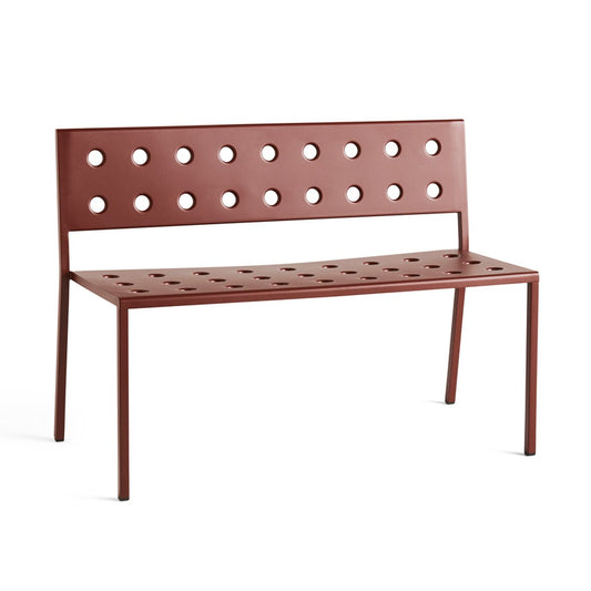 HAY Balcony Dining Bank 114x52 cm Iron red