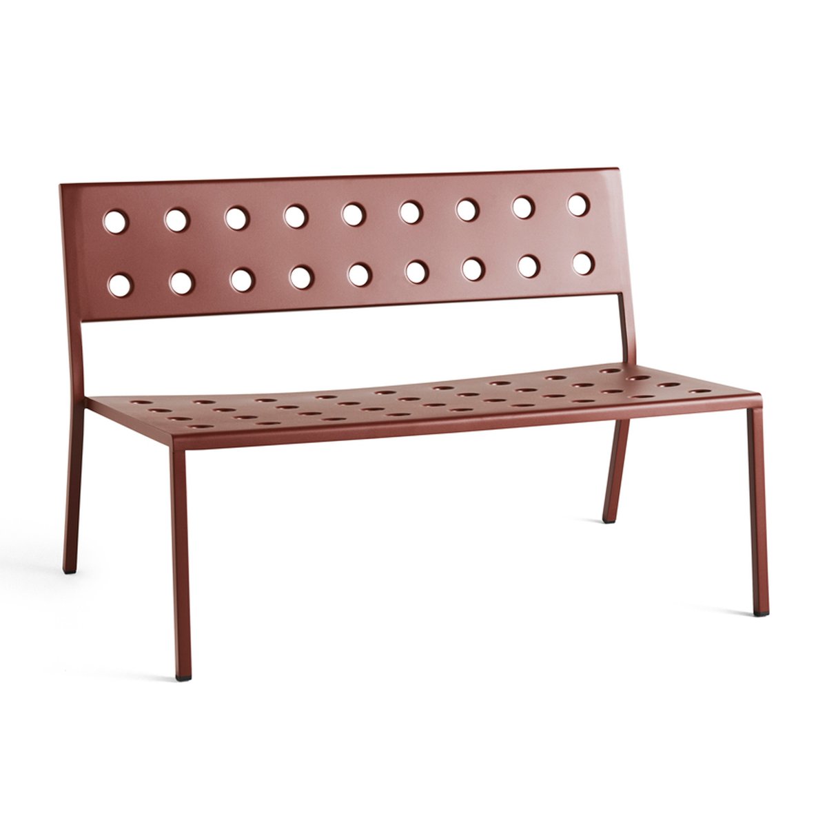 HAY Balcony Lounge Bank 113,5x69 cm Iron red