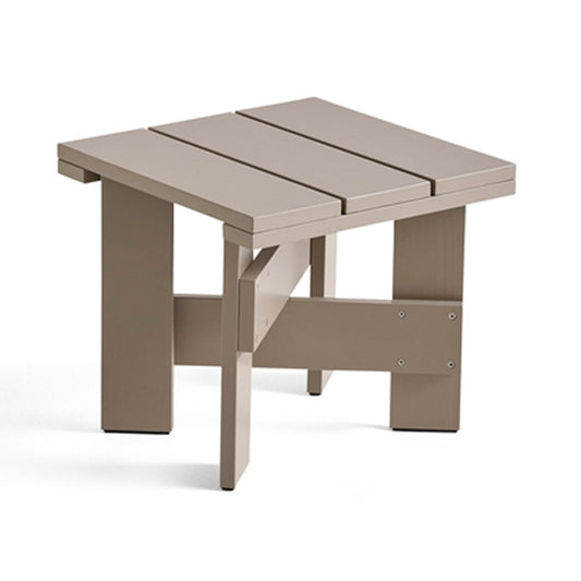 HAY Crate Low Table Tisch 45x45x40 cm Kiefernholz lackiert London fog