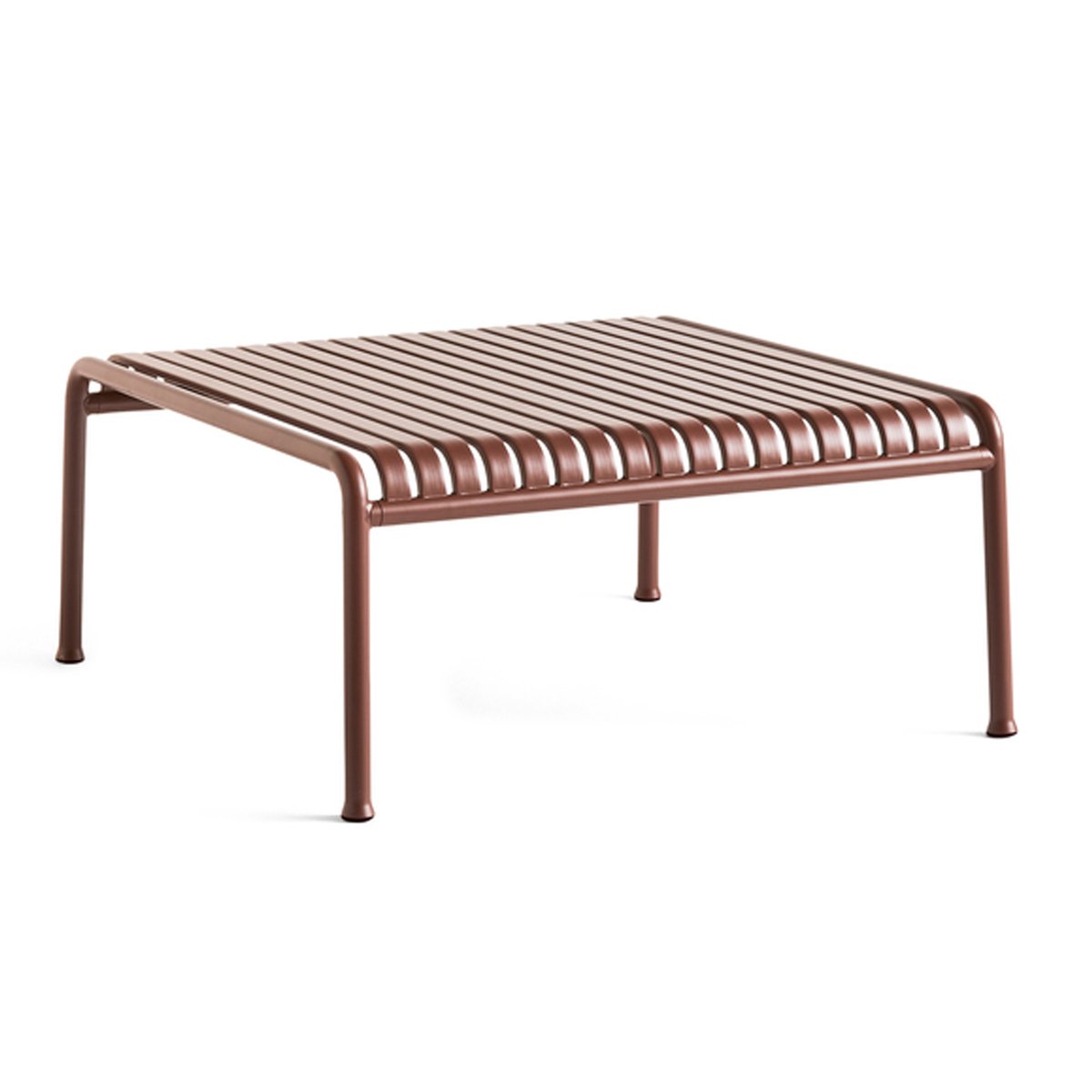 HAY Palissade Low Table Tisch 81,5x86x38 cm Iron red