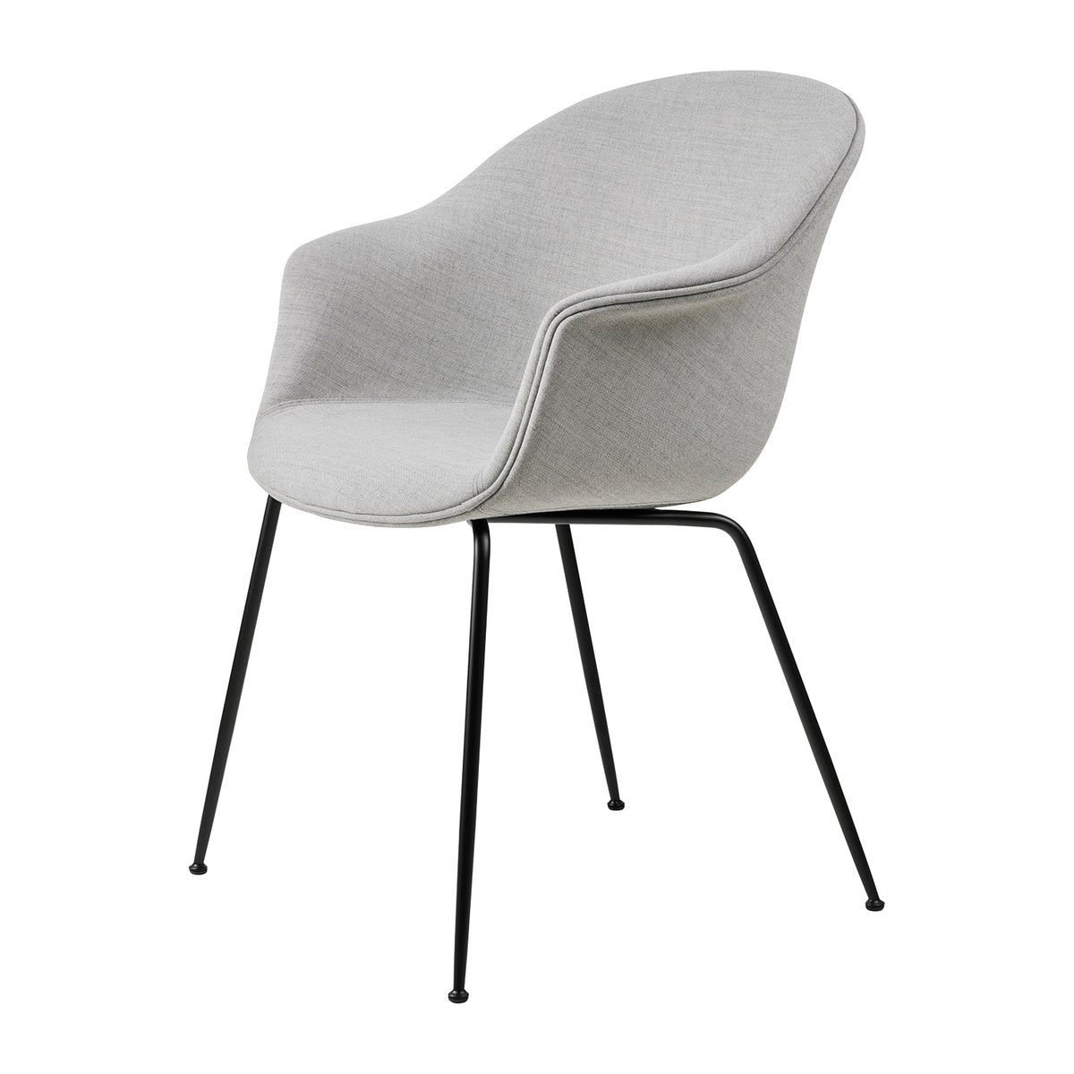 GUBI Bat Dining Chair Fully Upholstered Stuhl Remix  3 nr.123-black