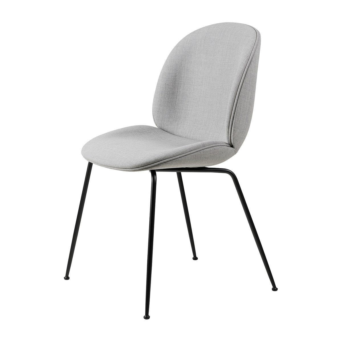 GUBI Beetle dining chair fully upholstered conic base Remix  3 nr.123-black