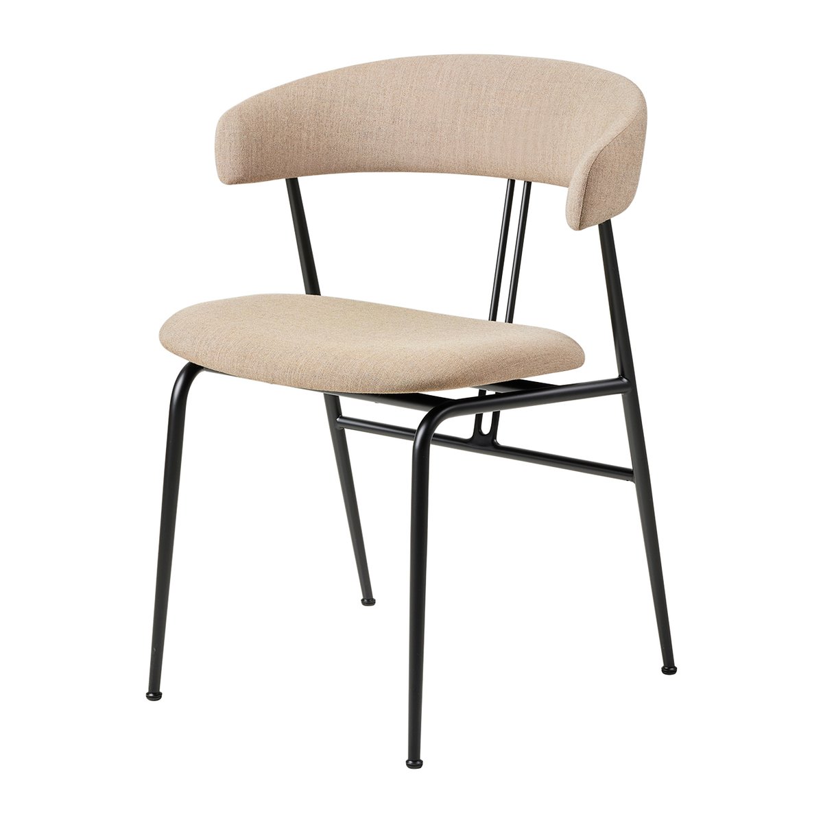 GUBI Violin dining chair Remix 3 nr.233-matt black