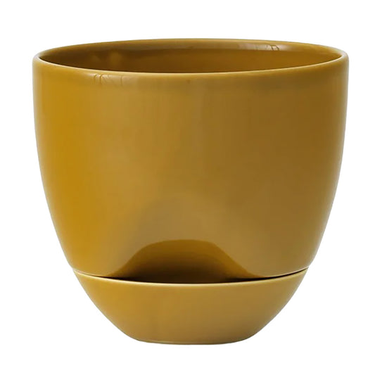 Audo Copenhagen Hydrous Blumentopf Ø12cm Ochre