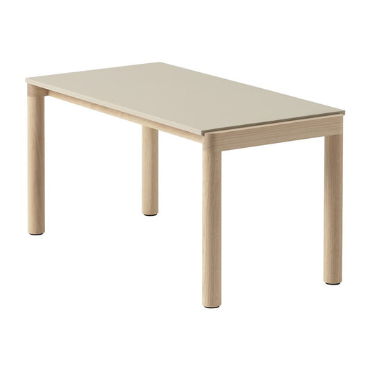 Muuto Couple 1 Plain Beistelltisch 40 x 84 x 40cm Sand-oak