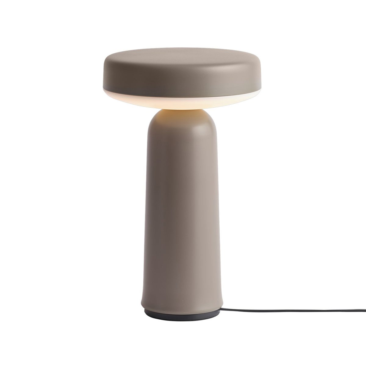 Muuto Ease portabel Tischleuchte 21,5cm Taupe