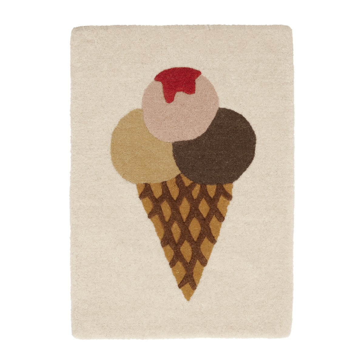 OYOY Ice Cream Tufted Kinderteppich 45 x 65cm Multi