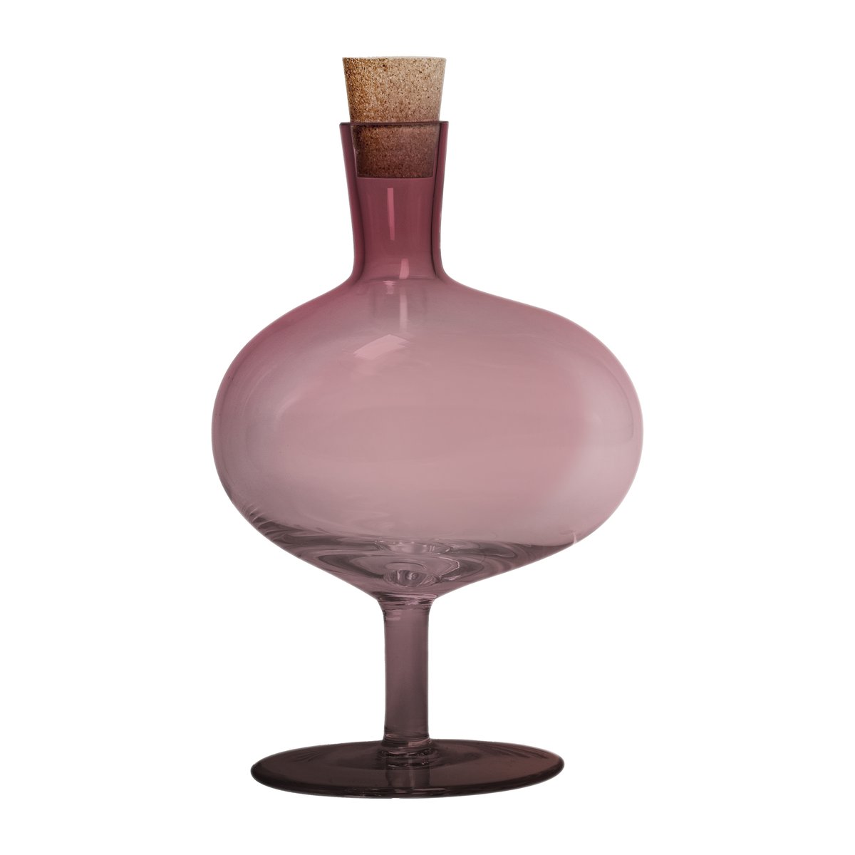 Kosta Boda Bod Flasche 230mm Weinrot