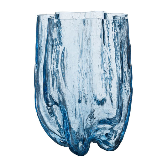 Kosta Boda Crackle Vase 370mm Rundes Glas