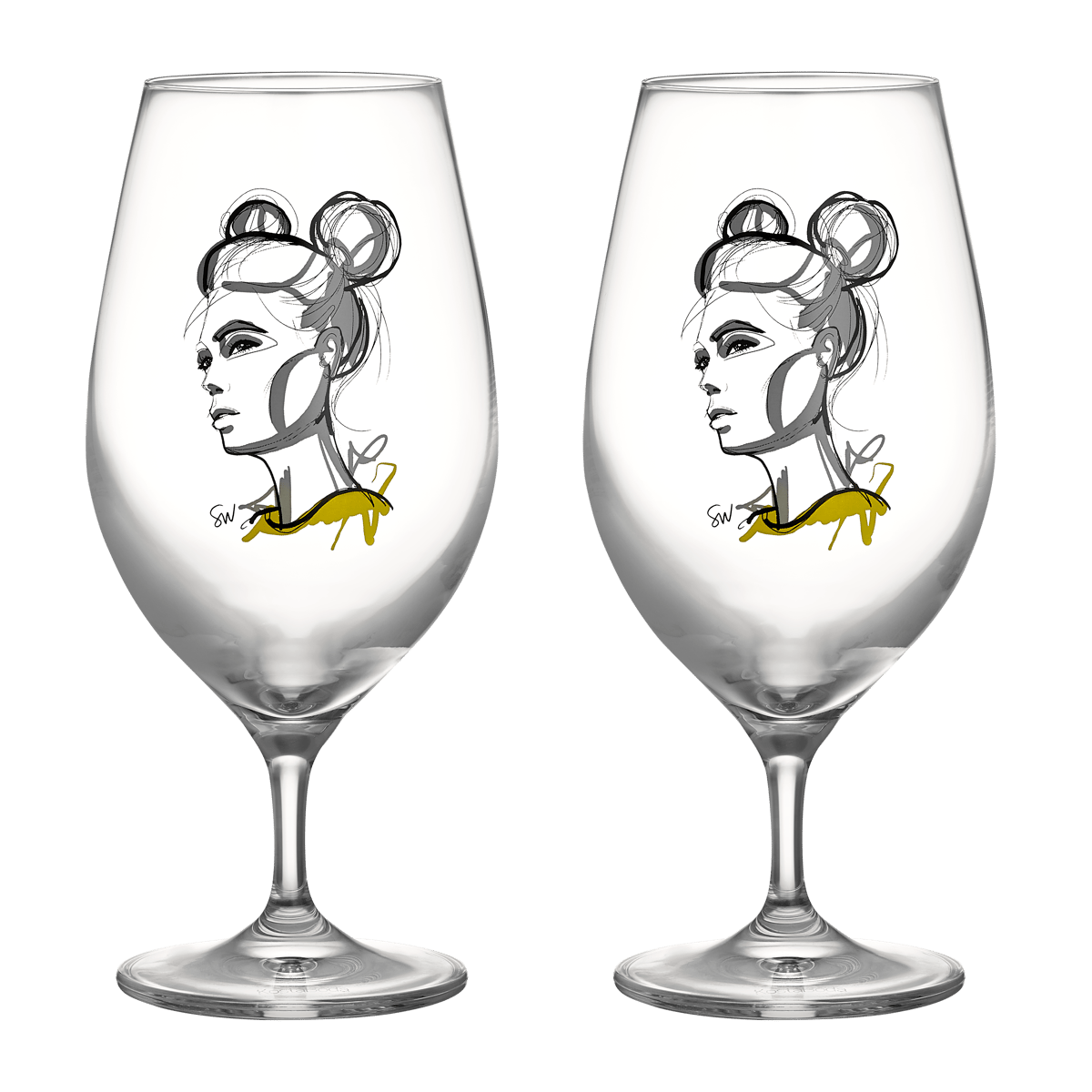 Kosta Boda All about you ölglas 40 cl 2-pack Cheers to you