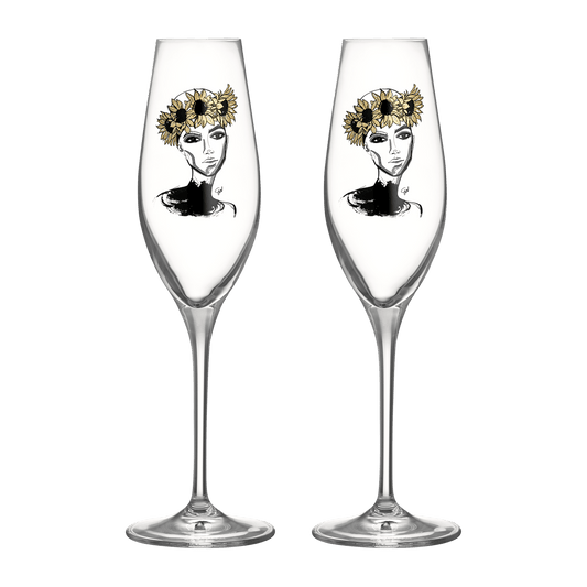 Kosta Boda All about you Champagnerglas 24 cl 2er Pack Let's celebrate you