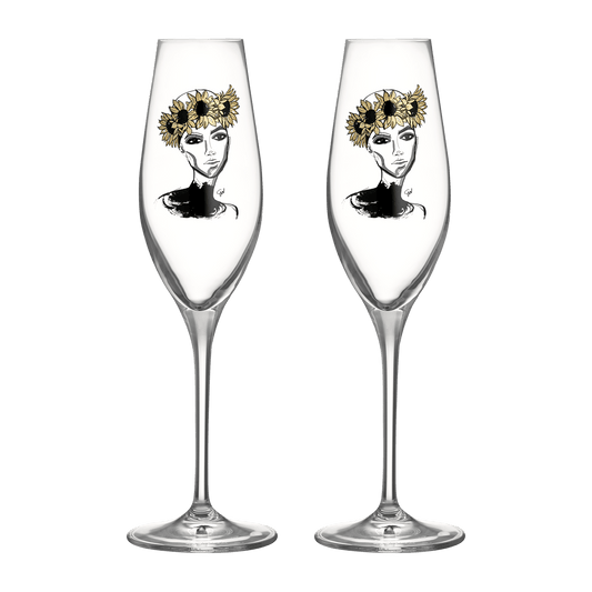 Kosta Boda All about you champagneglas 24 cl 2-pack Let's celebrate you