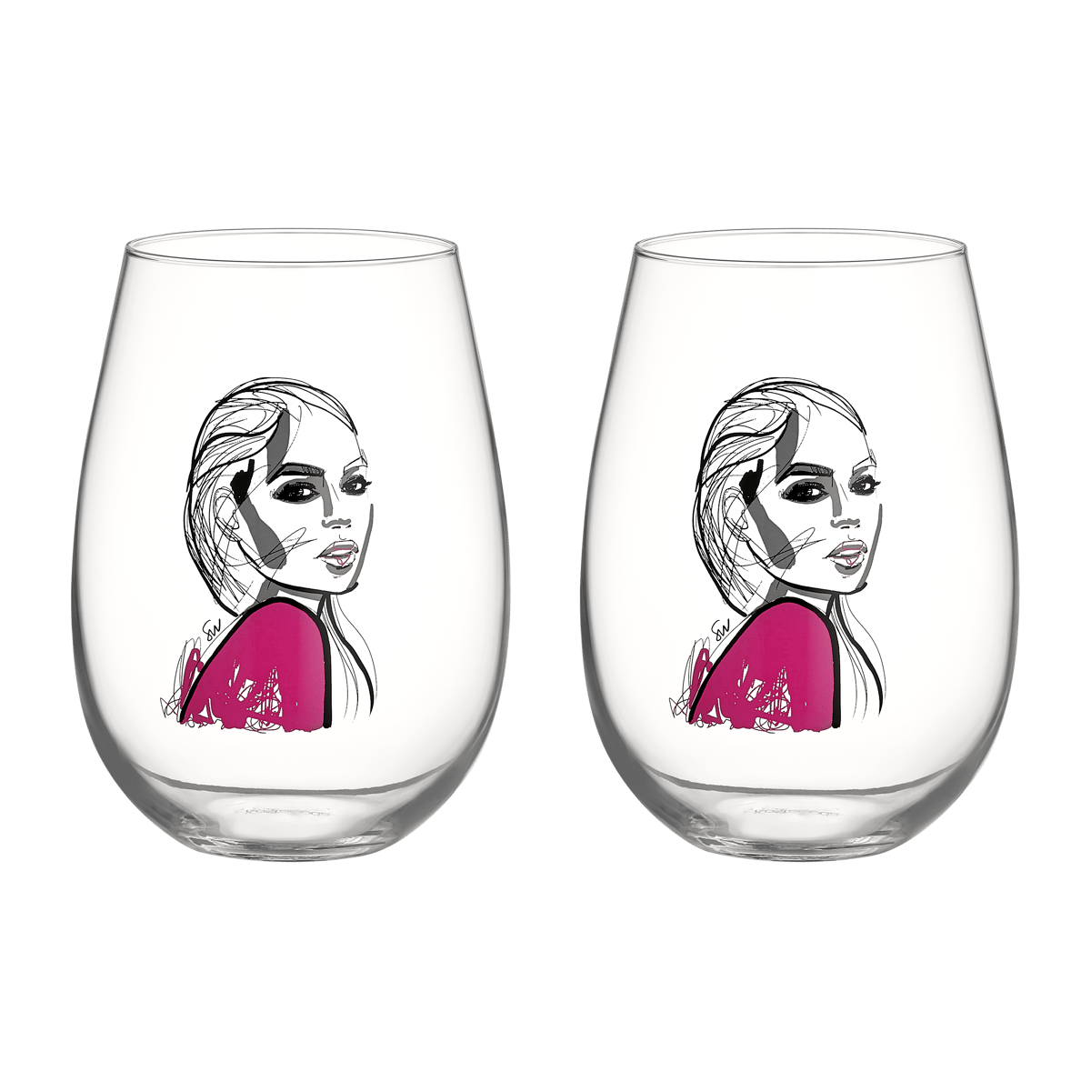 Kosta Boda All about you tumblerglas 57 cl 2-pack Next to you