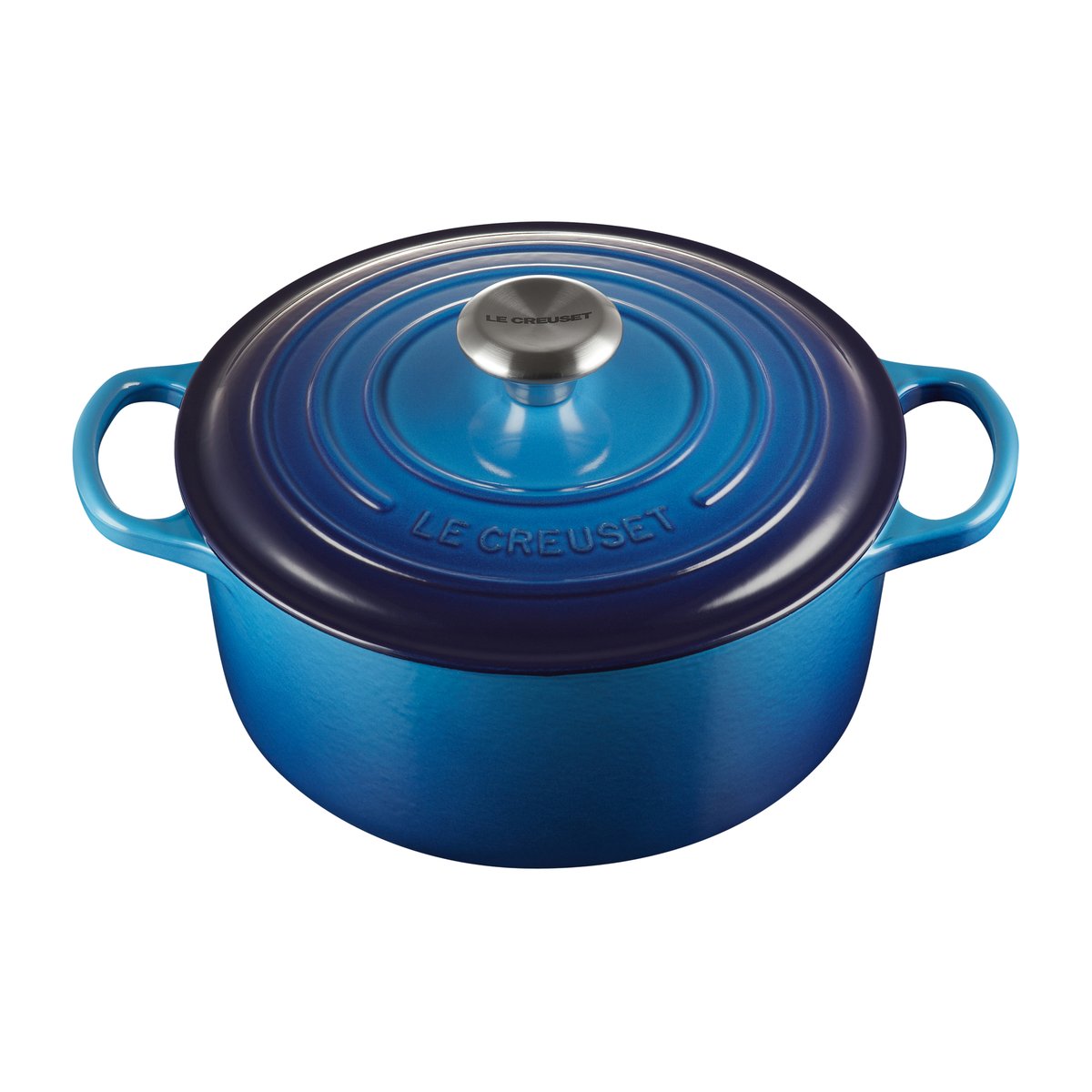 Le Creuset Le Creuset Bräter rund 4,2 l Azure blue