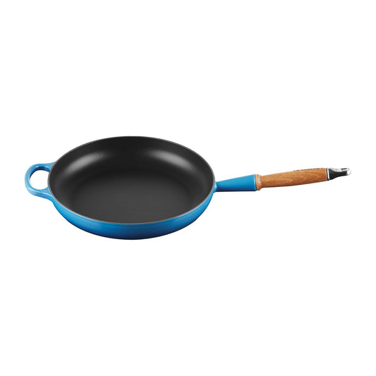 Le Creuset Le Creuset Signature Pfanne Holzgriff 28cm Azure blue