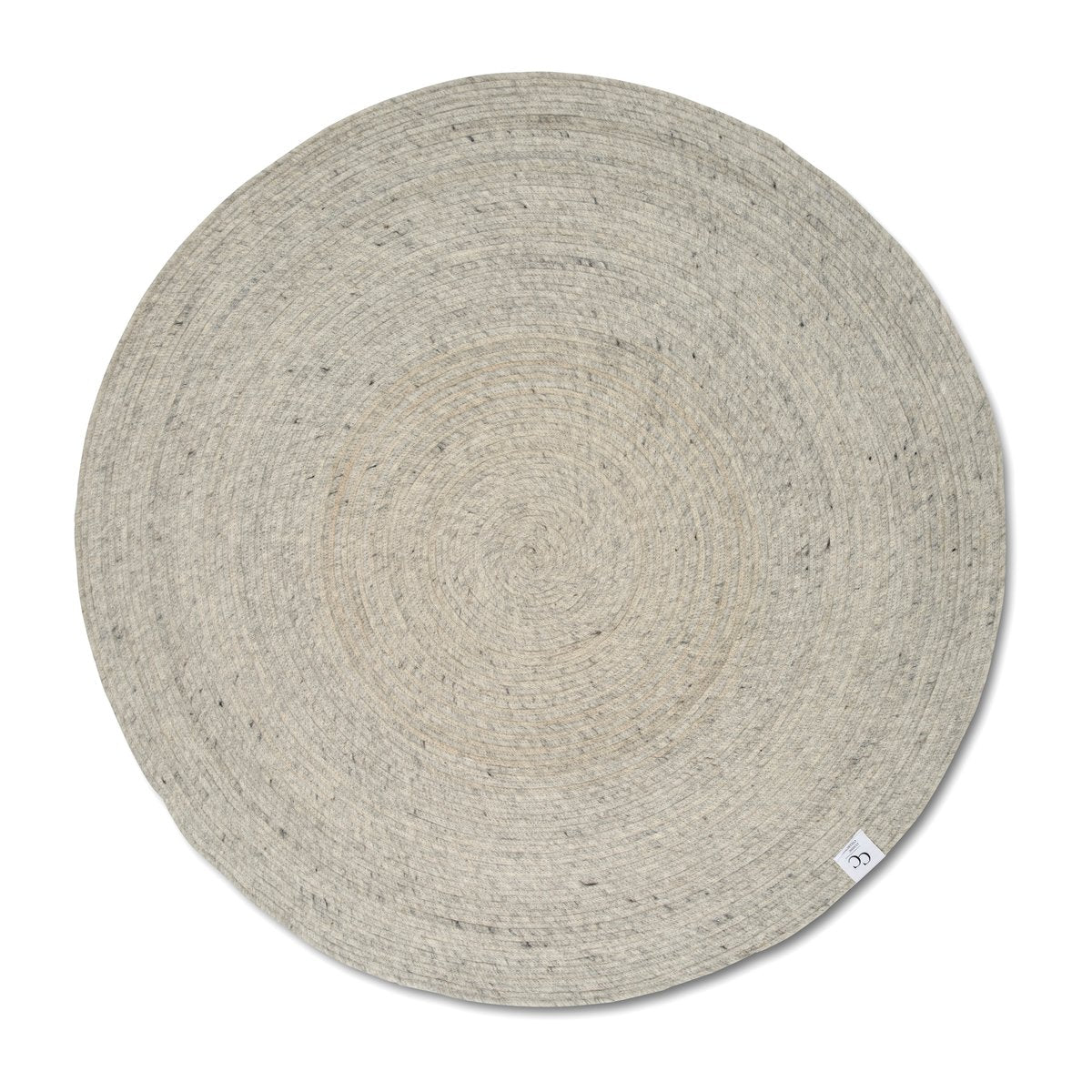 Classic Collection Merino Wollteppich rund Ø160cm Concrete