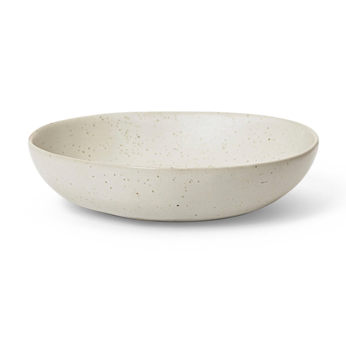 ferm LIVING Flow skål large Ø19,5 cm Off-white speckle