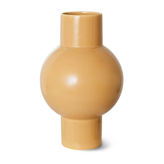 HKliving Ceramic Vase medium 32cm Cappuccino