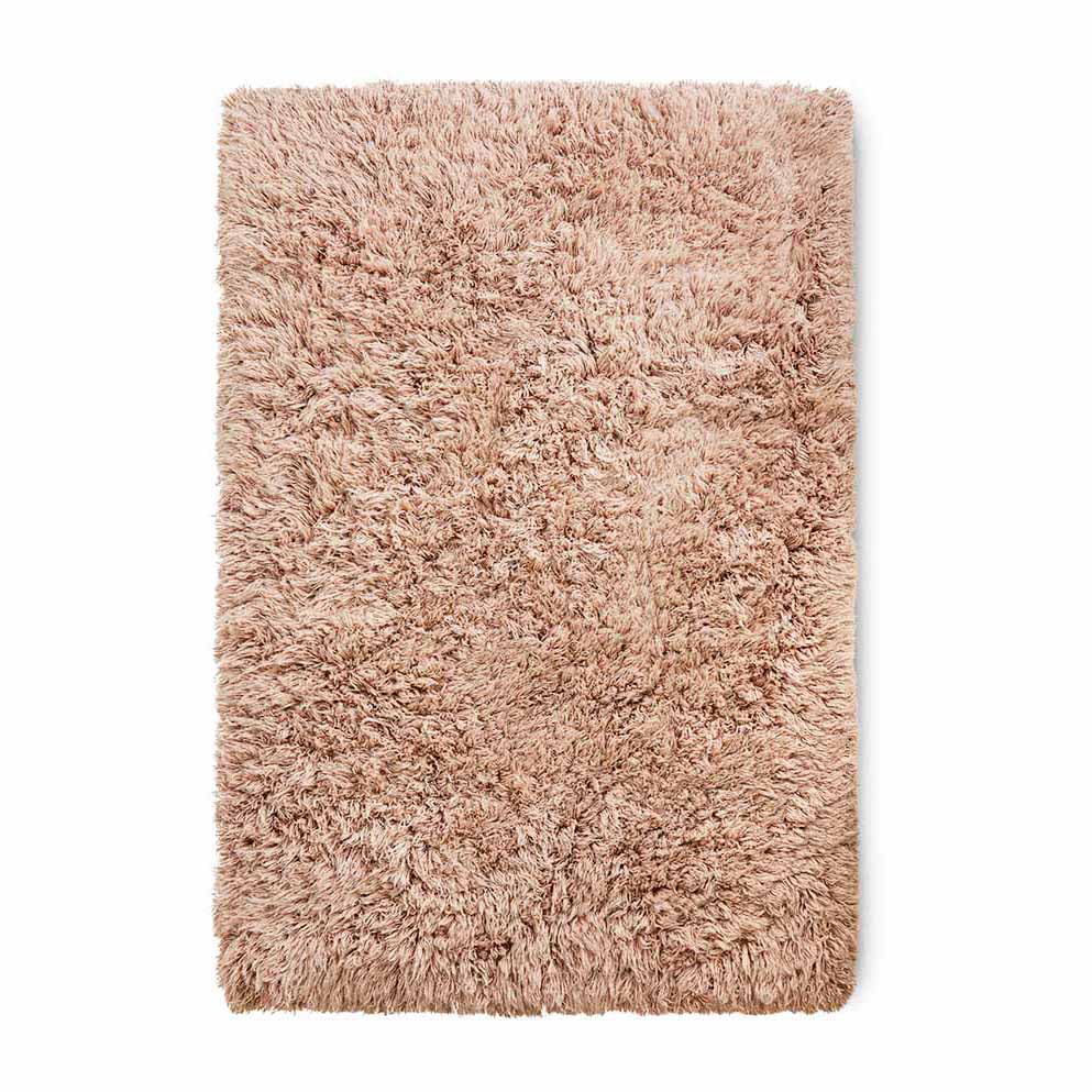 HKliving Fluffy Teppich 200 x 300cm, soft pink