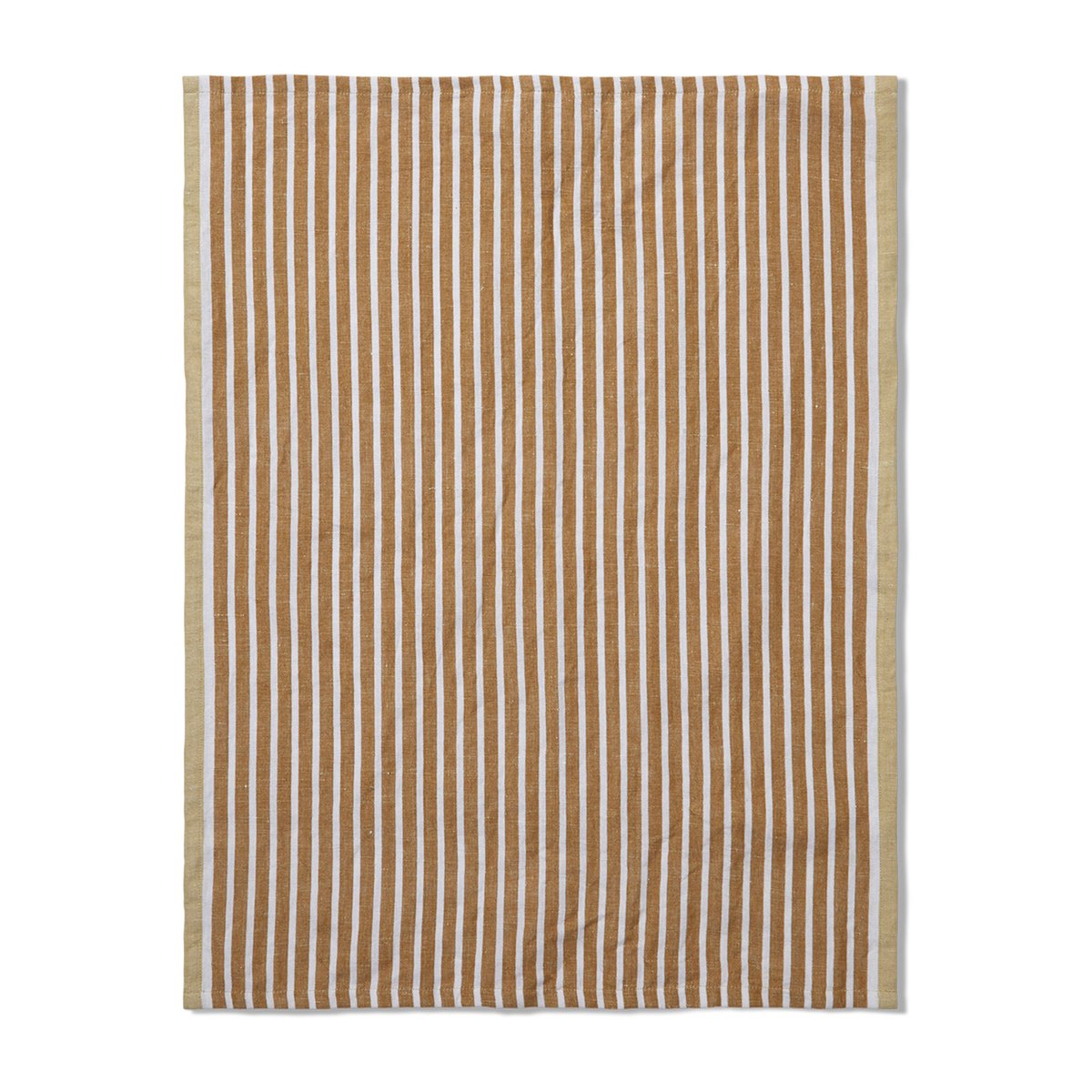 ferm LIVING Hale kökshandduk 50x70 cm Golden brown-silver fern