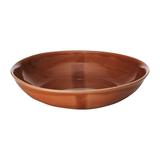 Heirol Heirol x Nosse Smooth djup tallrik Ø28 cm Terracotta