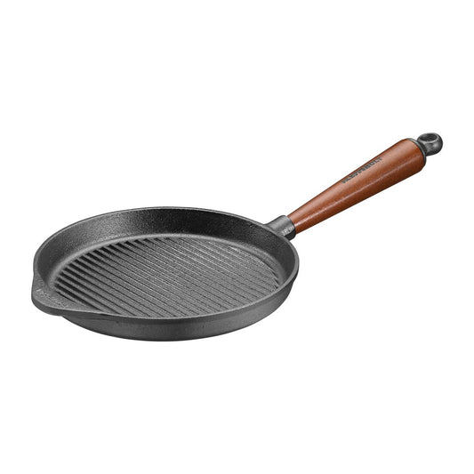 Skeppshult Gjutjärn Skeppshult grillpanna med trähandtag 22 cm