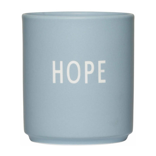 Design Letters Design Letters favoritkopp 25 cl Hope-light blue