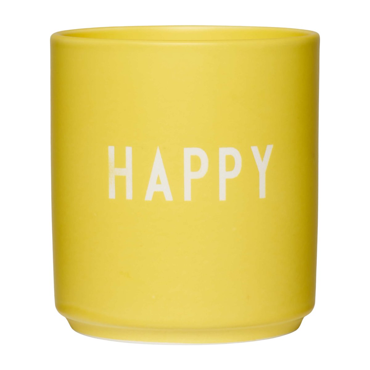 Design Letters Design Letters favoritkopp 25 cl Happy-yellow