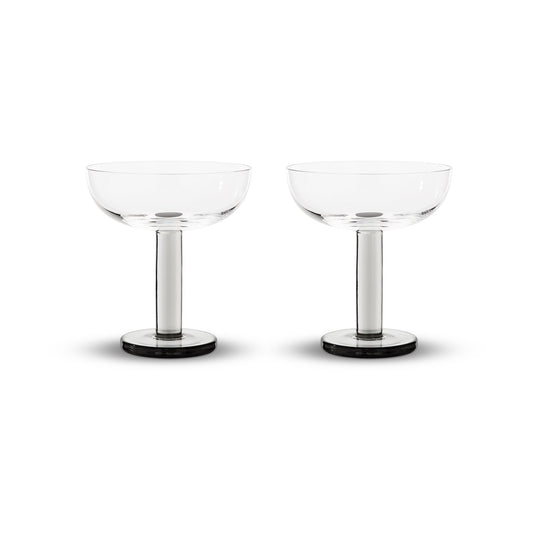 Tom Dixon Puck coupeglas 17,5 cl 2-pack Clear