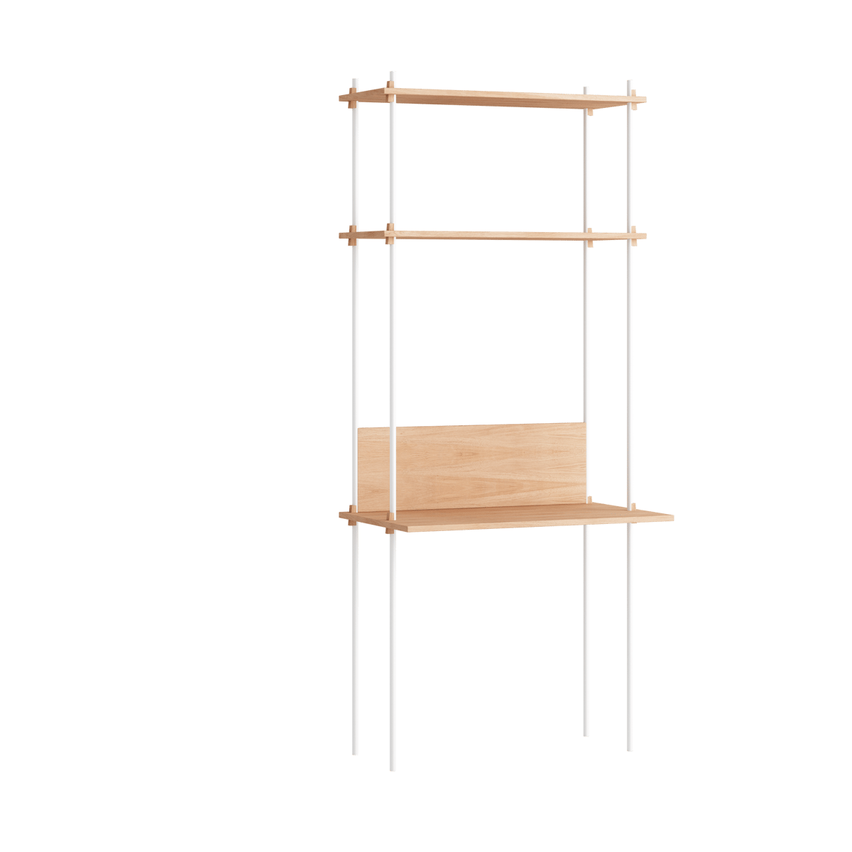 MOEBE Moebe shelving system s.200.1.D Ek-vit