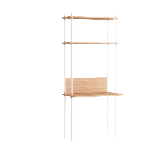 MOEBE Moebe shelving system s.200.1.D Ek-vit