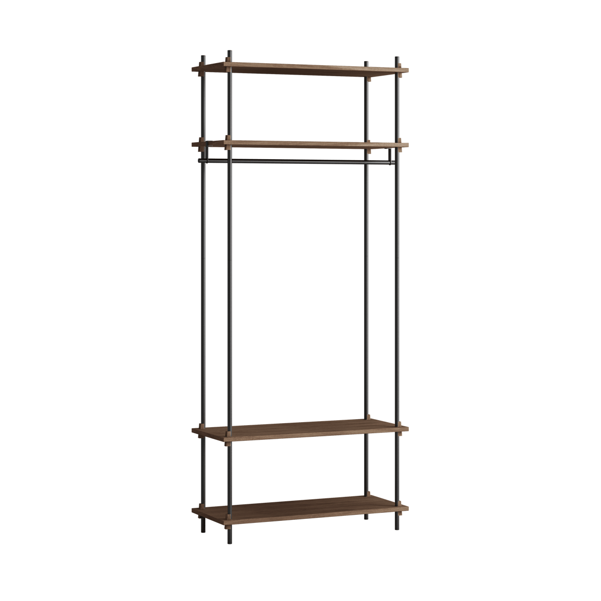 MOEBE Moebe shelving system s.200.1.F Rökt ek-svart