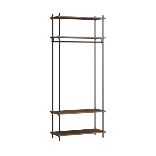 MOEBE Moebe shelving system s.200.1.F Rökt ek-svart