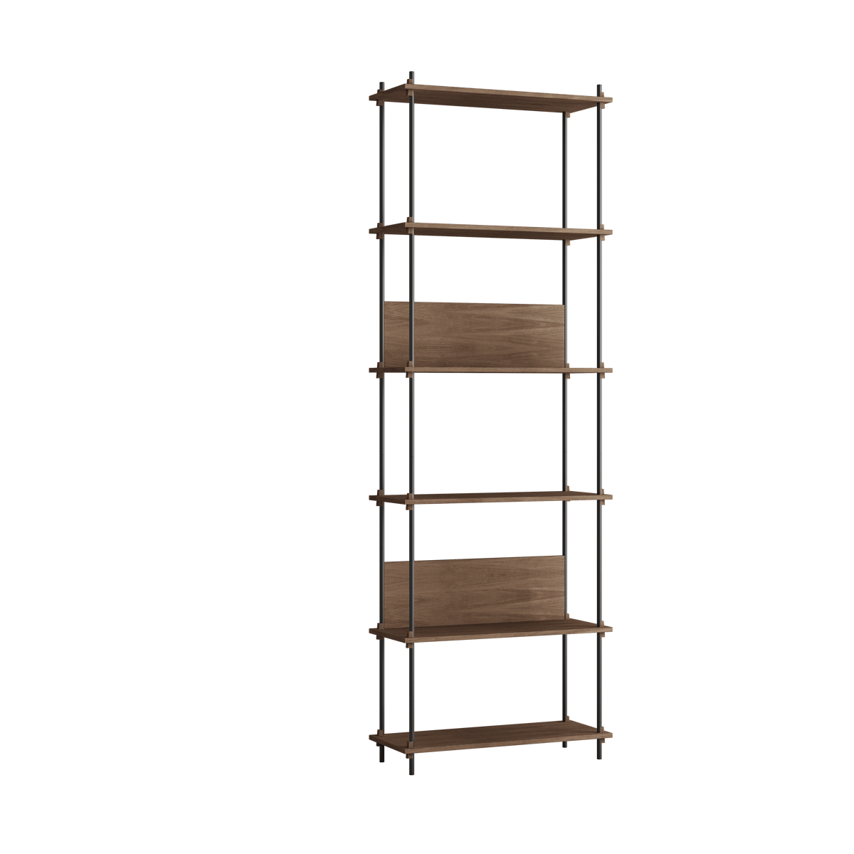 MOEBE Moebe shelving system s.255.1.A Rökt ek-svart