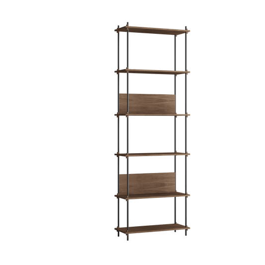 MOEBE Moebe shelving system s.255.1.A Rökt ek-svart