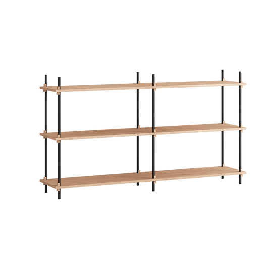 MOEBE Moebe shelving system s.85.2.B Ek-svart