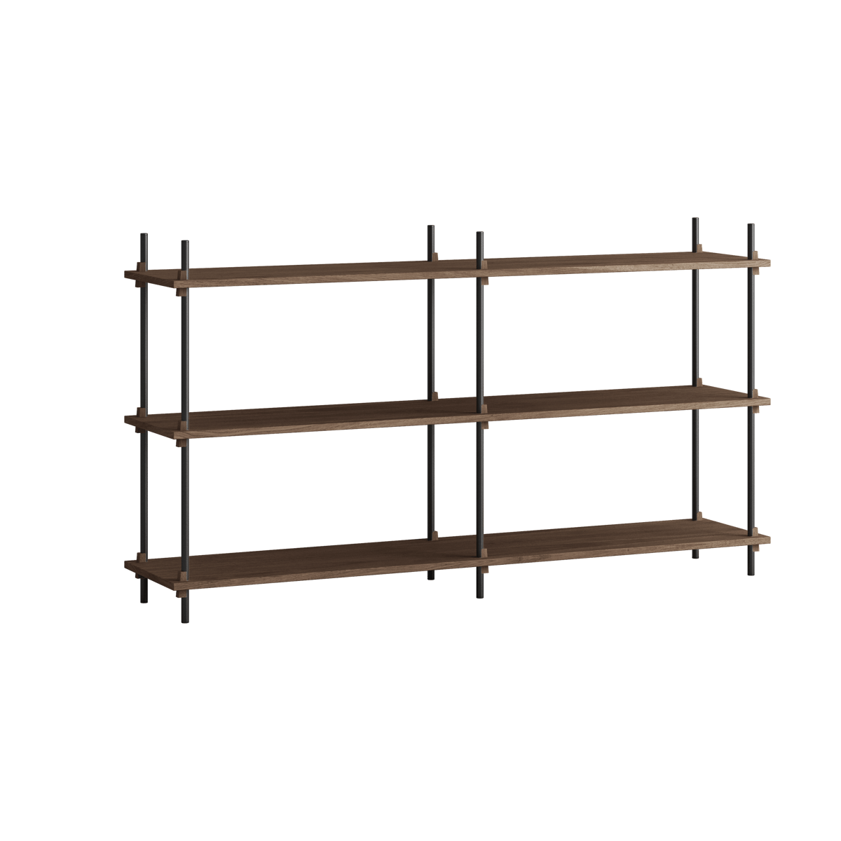 MOEBE Moebe shelving system s.85.2.B Rökt ek-svart