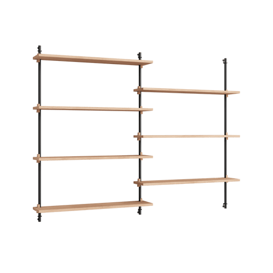 MOEBE Moebe wall shelving ws.115.2.B Ek-svart