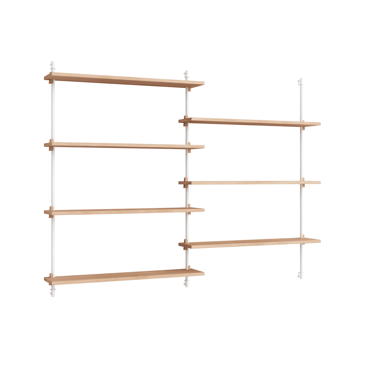 MOEBE Moebe wall shelving ws.115.2.B Ek-vit