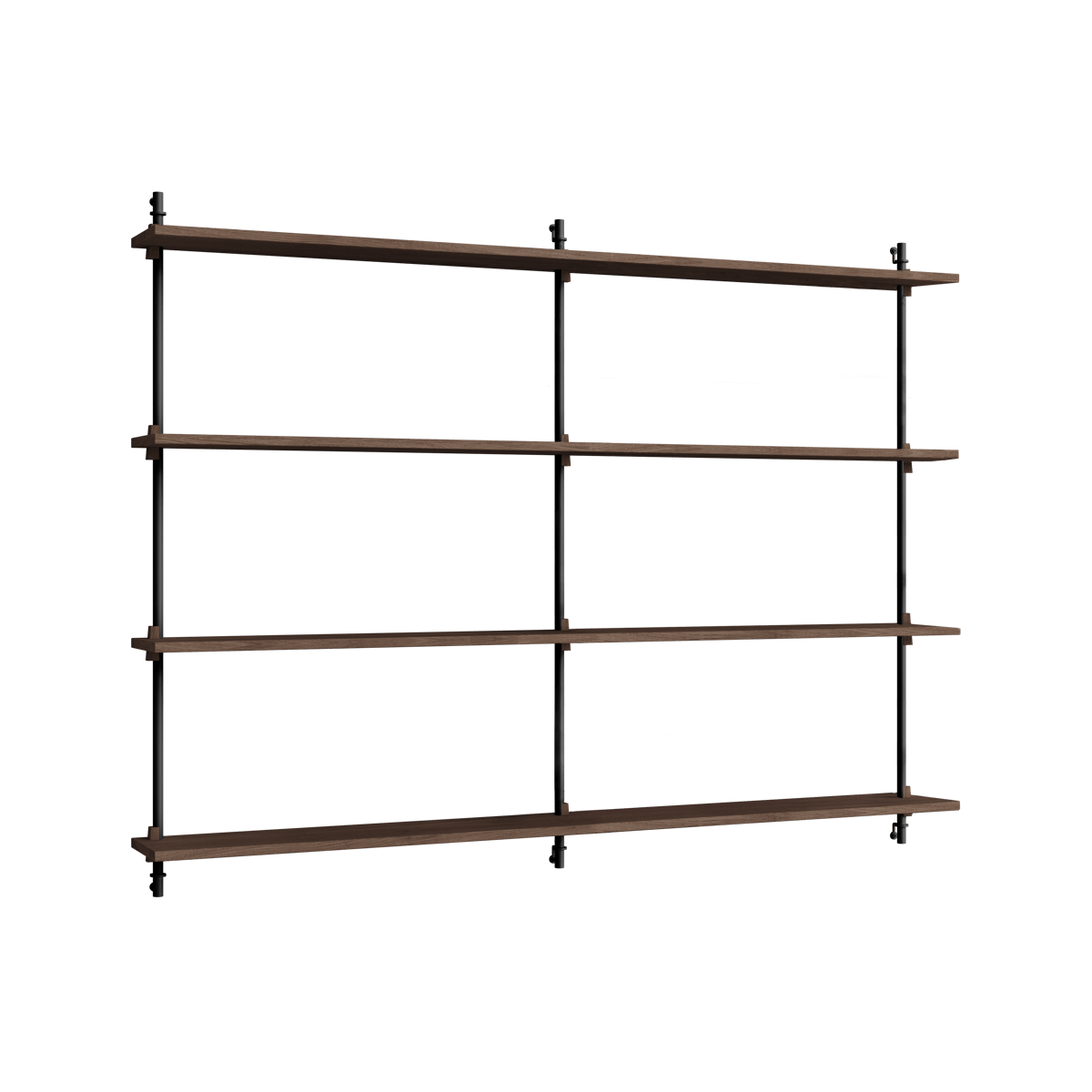 MOEBE Moebe wall shelving ws.115.2.B Rökt ek-svart