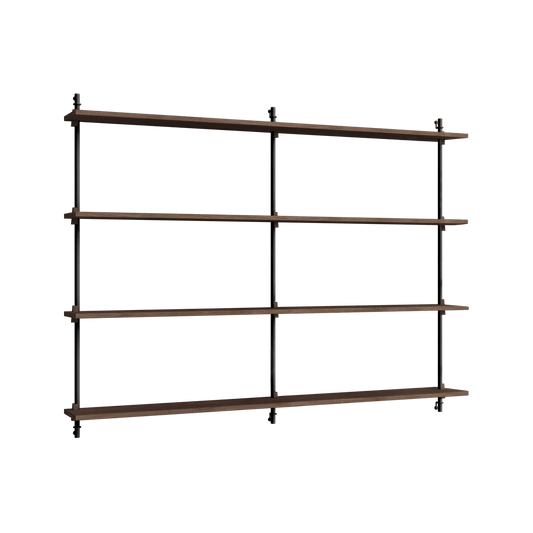 MOEBE Moebe wall shelving ws.115.2.B Rökt ek-svart