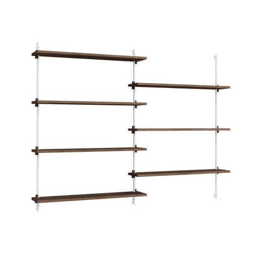 MOEBE Moebe wall shelving ws.115.2.B Rökt ek-vit