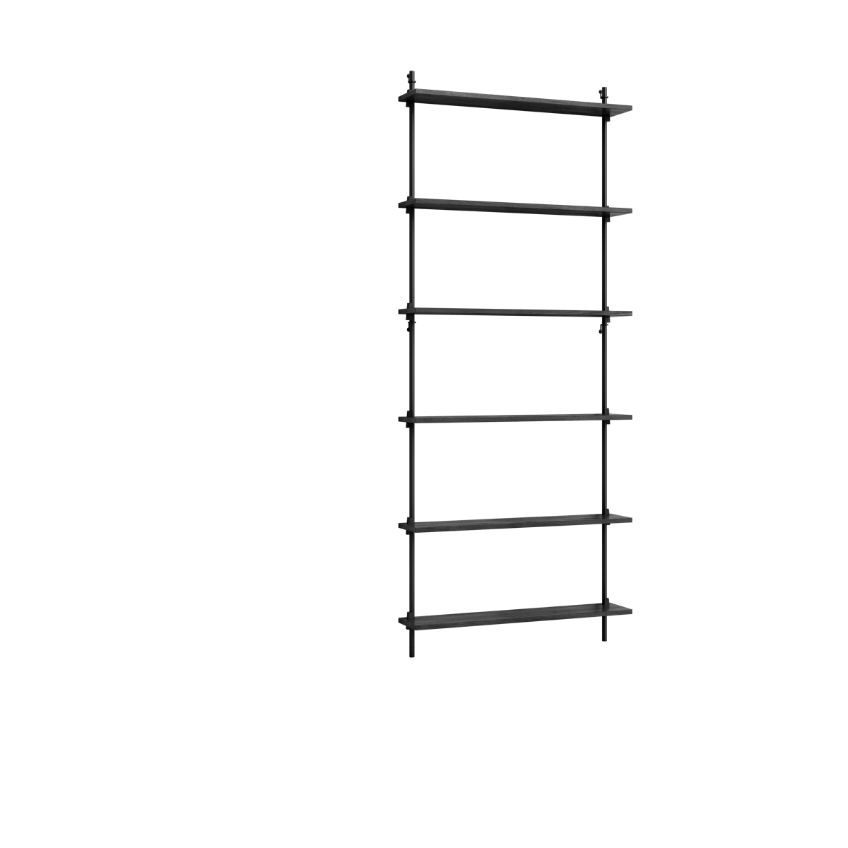 MOEBE Moebe wall shelving ws.200.1 Svart