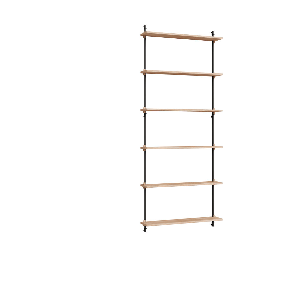 MOEBE Moebe wall shelving ws.200.1 Ek-svart