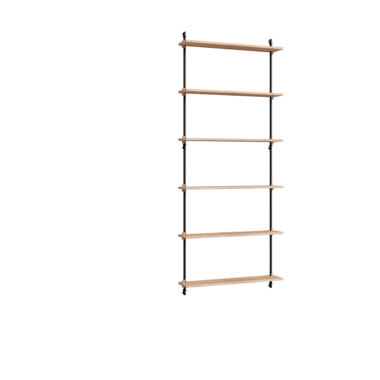 MOEBE Moebe wall shelving ws.200.1 Ek-svart