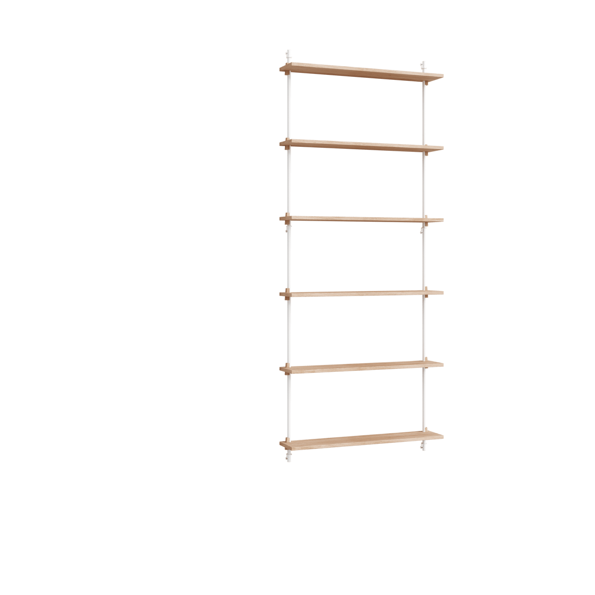 MOEBE Moebe wall shelving ws.200.1 Ek-vit