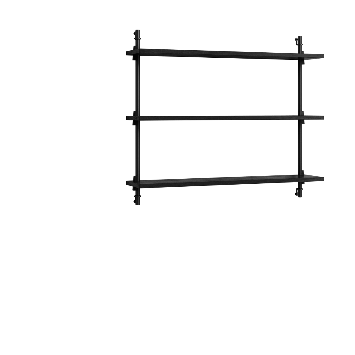 MOEBE Moebe wall shelving ws.65.1 Svart