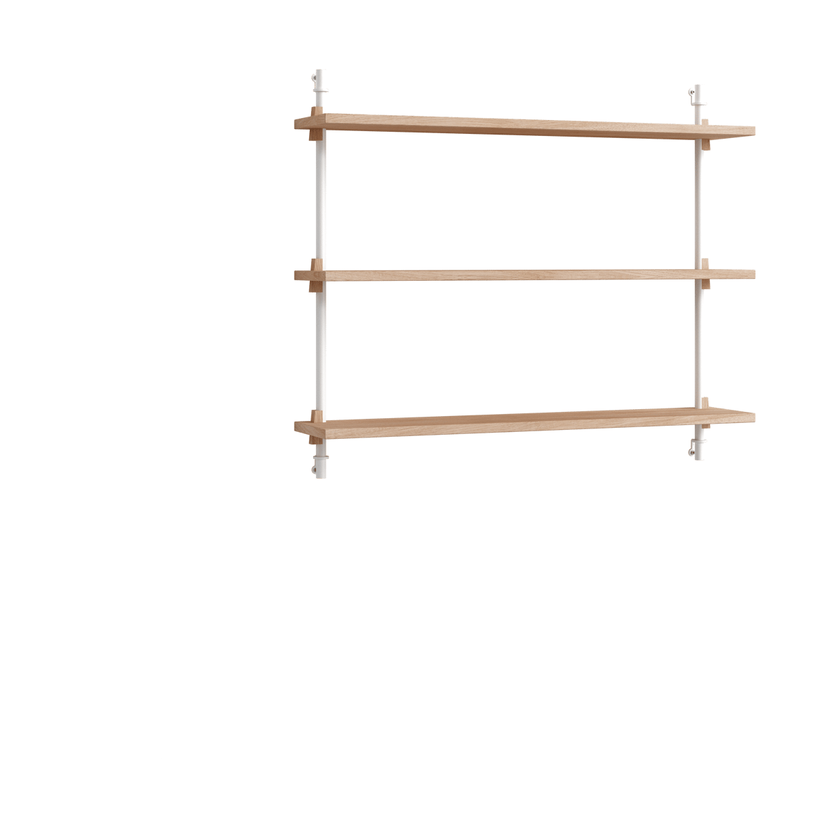 MOEBE Moebe wall shelving ws.65.1 Ek-vit