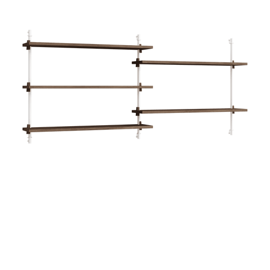 MOEBE Moebe wall shelving ws.65.2.B Rökt ek-vit